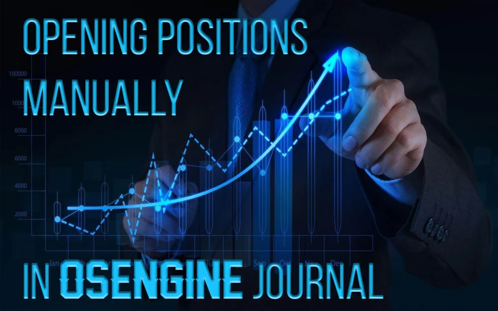 Opening positions manually in OsEngine journal.