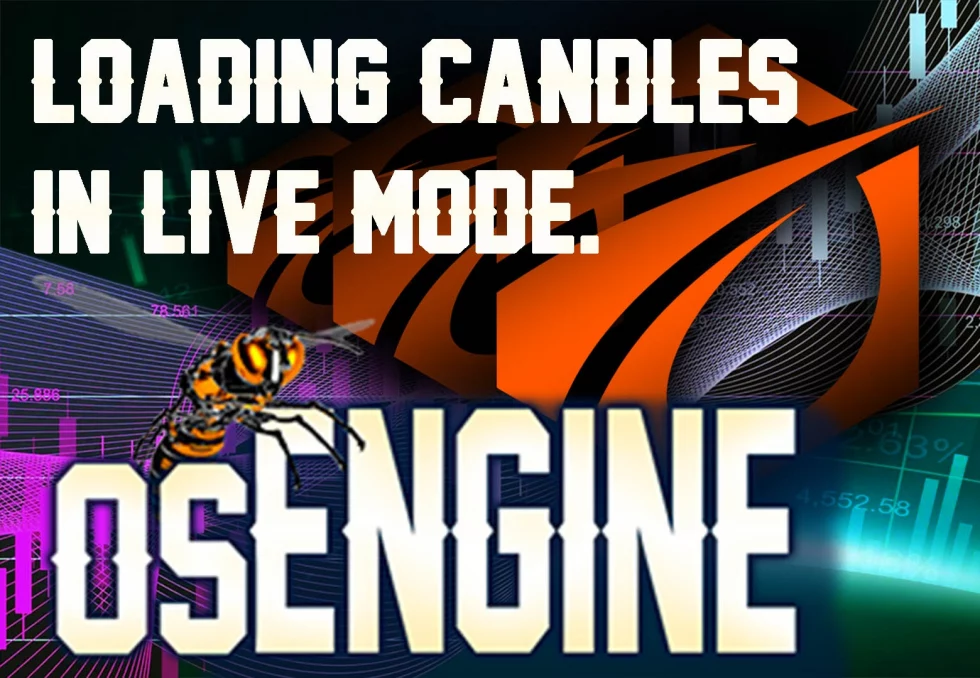 Load the necessary number of candles on live connection.