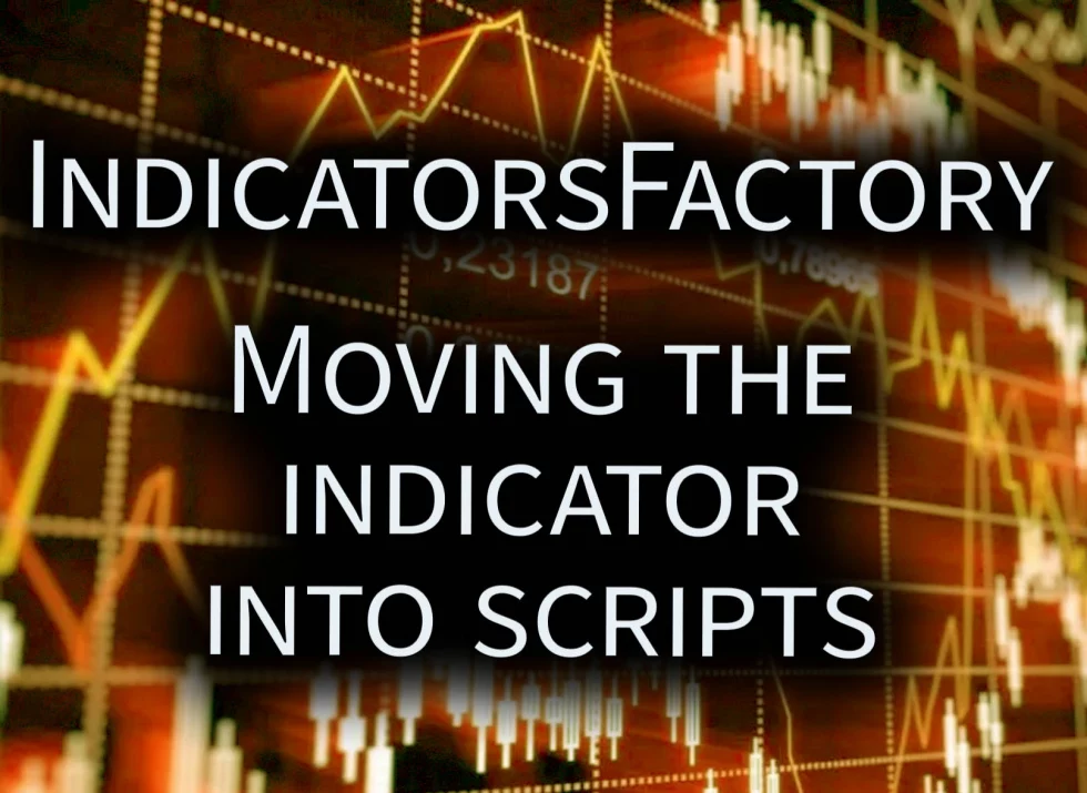 Moving the indicator into scripts and IndicatorsFactory. Moving the indicator into scripts and IndicatorsFactory.