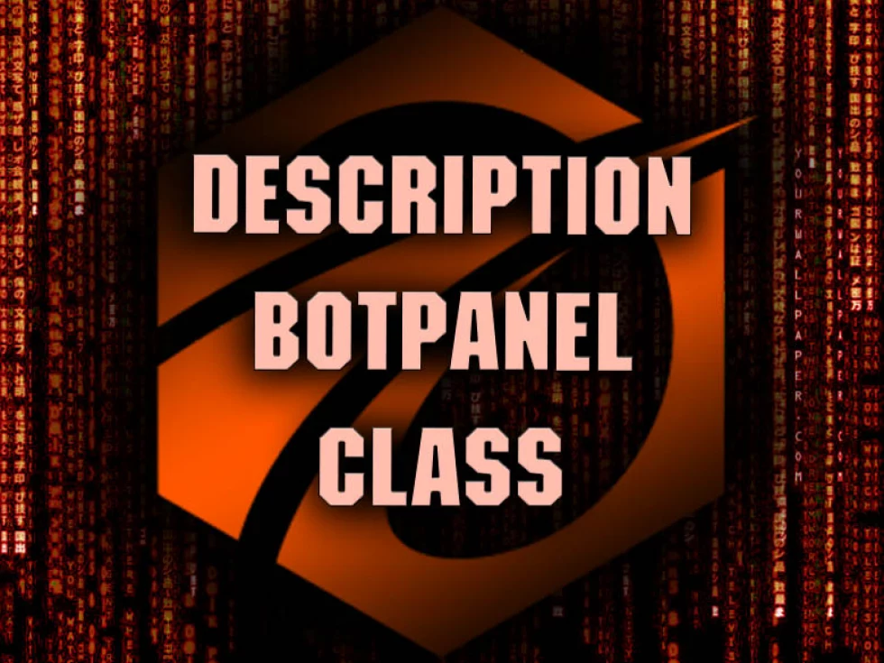 Purpose and Description of the BotPanel Class in OsEngine. Purpose and Description of the BotPanel Class in OsEngine.