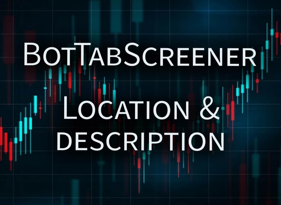 Location of BotTabScreener in the project and a general description of its capabilities.