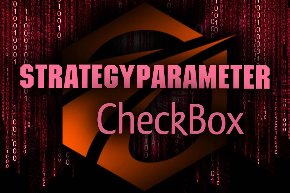 Checkbox toggle. StrategyParameterCheckBox.